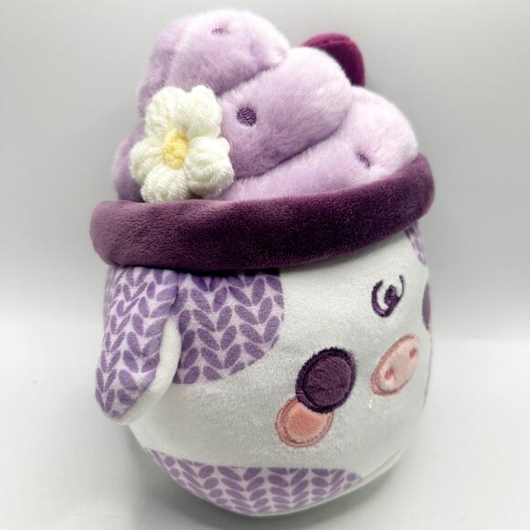 Cuddle Barn PlushGoals Lil Series Knit Mooshake Stuffed Animal NWT - Picture 2 of 5